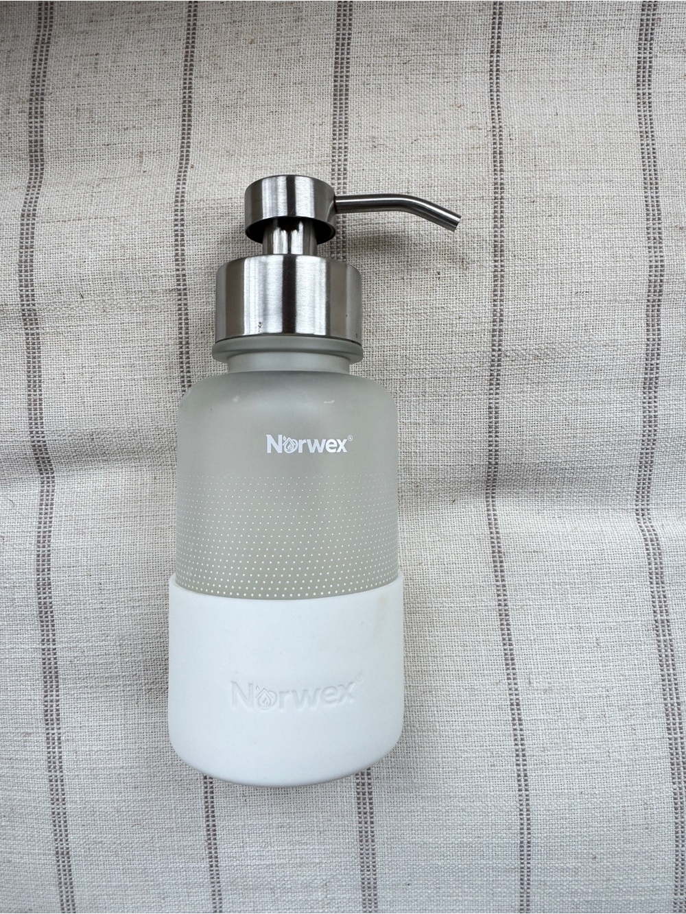 Norwex Foaming Soap Dispenser Glass Pump